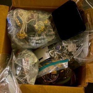 BDJ 3 LB Wearable Jewelry Lot • Vintage/Modern Mix • Repair/Craft Backup Resell